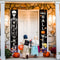 Halloween Hanging Door Curtain Banner, Pumpkin Ghost Decorations, Trick or Treat Party Supplies