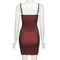 Mesh Double Layer Sexy Dress Women, Sleeveless Skinny Bodycon Party, Bandage Elastic Split Clubwear Trend