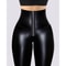 Faux Leather Leggings, High Waist Tummy Control, Butt Lift Pants, Streetwear, Skinny Trousers
