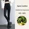 Winter Leather Leggings For Women High Waist Fleece Lined Warm Lamb Fluff Slim Pencil Pant Thicken 7