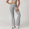 Seamless Flare Leggings, High Waist Yoga Pants, Wide Leg Workout Pants, Women Fitness Flared Trousers