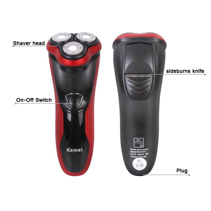 3D Rechargeable Beard Razor Trimmer Washable Face Care Shaving Machine 1