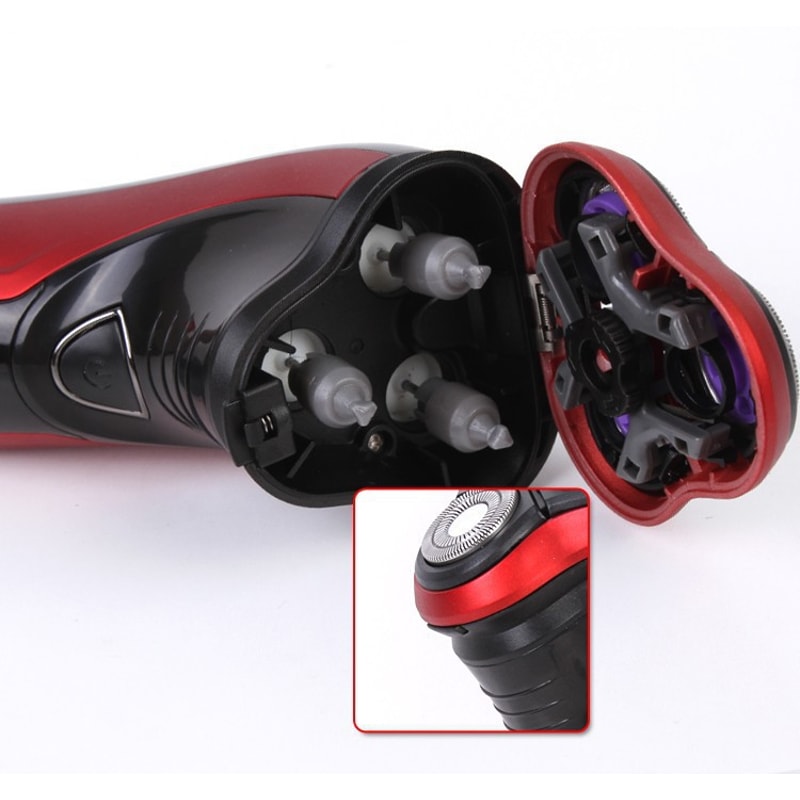 3D Rechargeable Beard Razor Trimmer Washable Face Care Shaving Machine 3