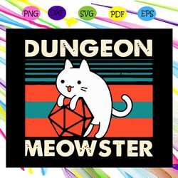 dungeon meowster retro vintage svg