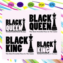 black queen the most powerful piece in the game svg