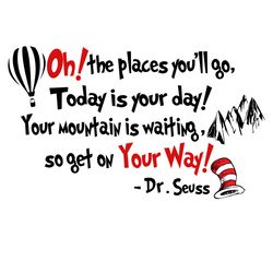 oh the places you ll go svg