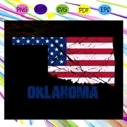 oklahoma state flag dependence day svg