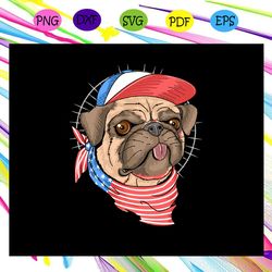 pitbull american flag th of july svg