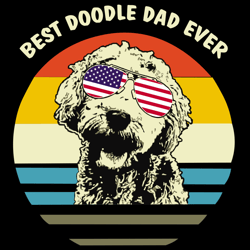 best doodle dad ever dependence day svg