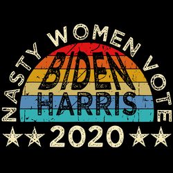 nasty women vote biden harris trending svg