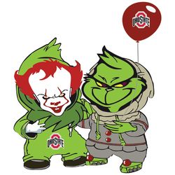 georgie and grinch ohio state buckeyes svg