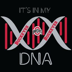my ohio state buckeyes dna svg
