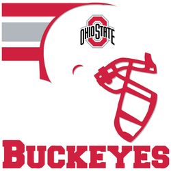 ohio state buckeyes helmet svg