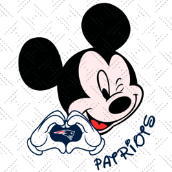 mickey loves patriots svg