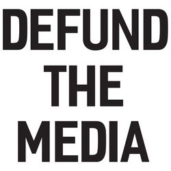 defund the media gift for media lover trending svg