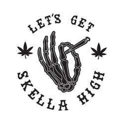 lets get skella high trending svg
