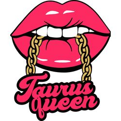 taurus queen birthday lip birthday svg