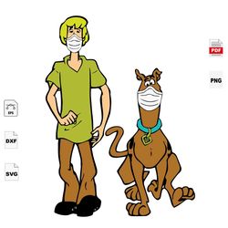 scooby doo, scooby doo svg, scooby doo vector, scooby wear face mask, face mask svg, scooby doo shirts, scooby doo gift,