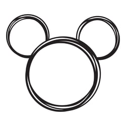mickey mouse outline svg