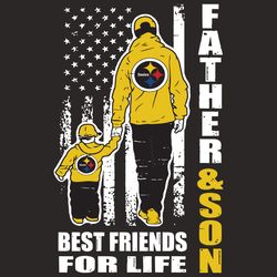 father and son best friends for life svg