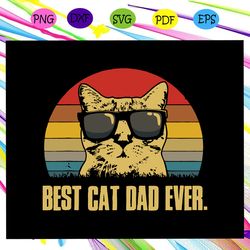 best cat dad ever shirt gift svg
