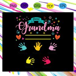 best grandma hands down svg