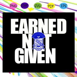 earned not given phi beta sigma fraternity svg