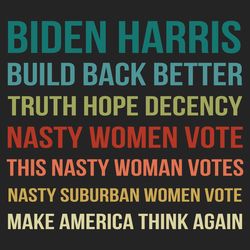 biden harris build back better trending svg