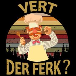 the chef vert der ferk trending svg