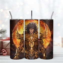 saint seiya virgo tumbler 20oz digital download file saint seiya wrap tumbler 20oz