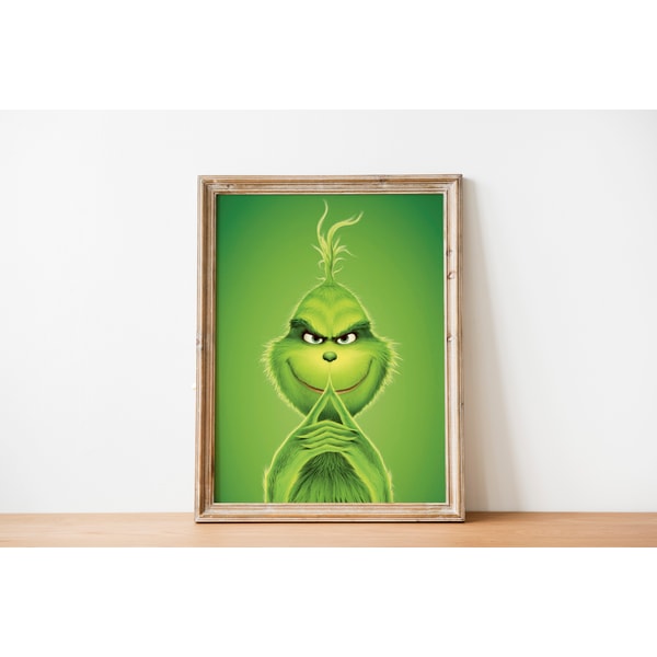Grinch Poster Printable, animated film Picture Download, Pri Inspire