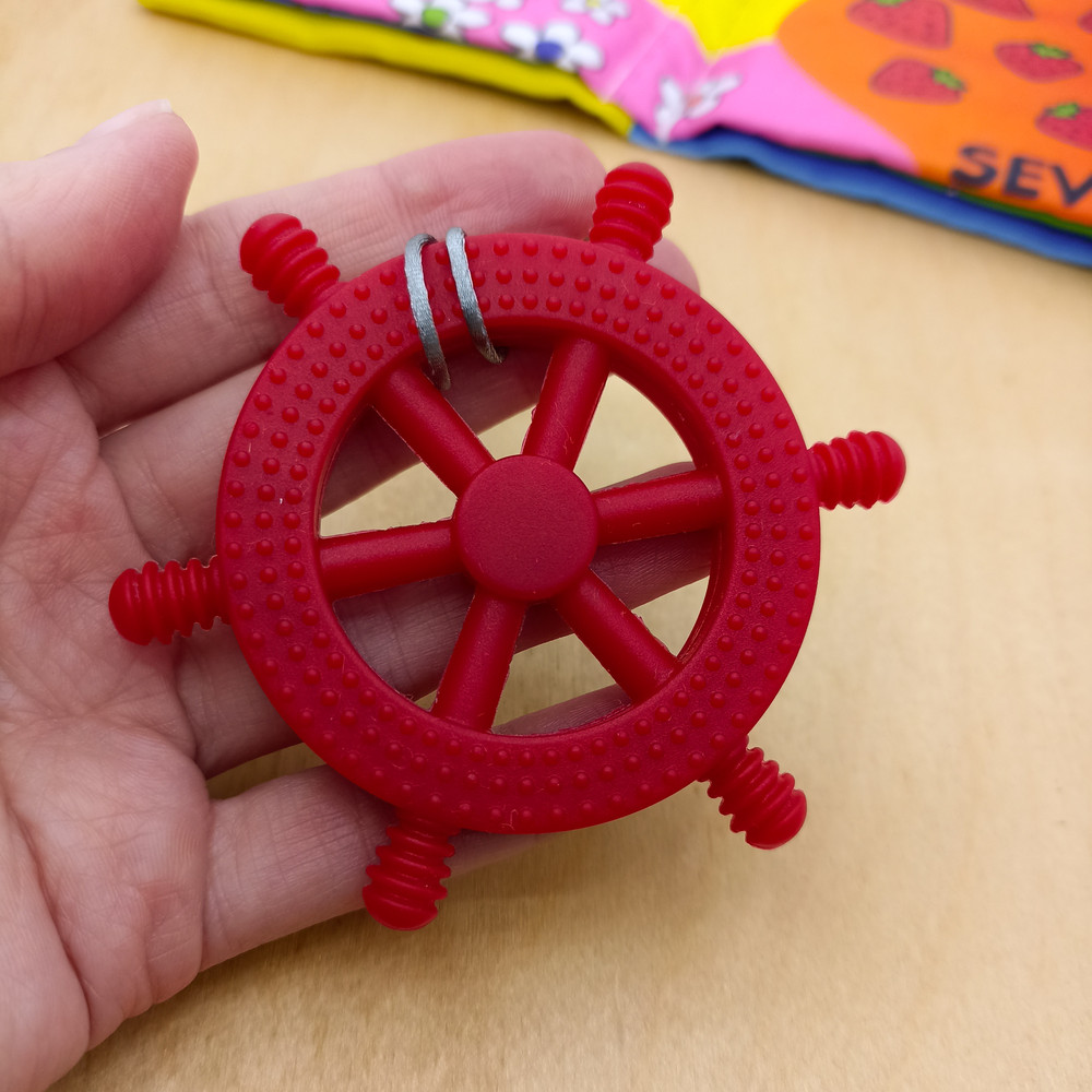 Steering Wheel Silicone Teething Marine New Born Baby Toy Toddler Teether Toy Gift Gift For Baby Sh 0