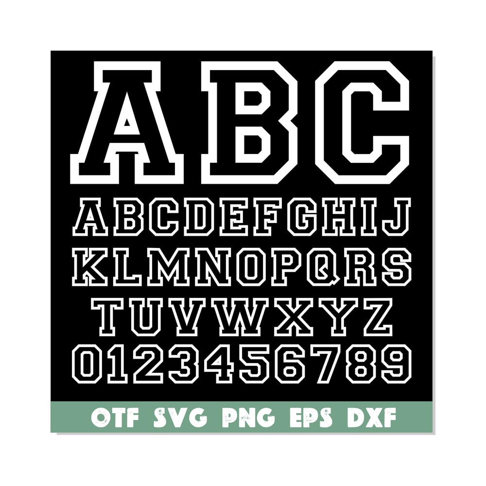 College Outline Font 5.jpg