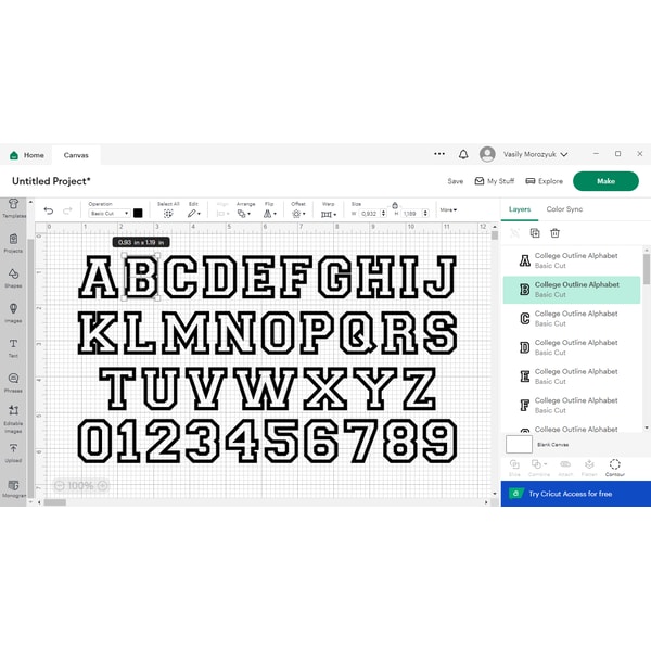 College Outline Font 8.png