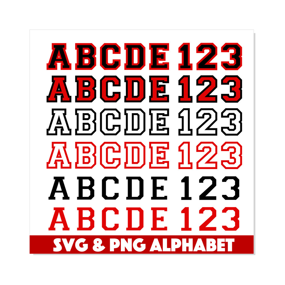 College Black Red Font svg png ttf 4.png