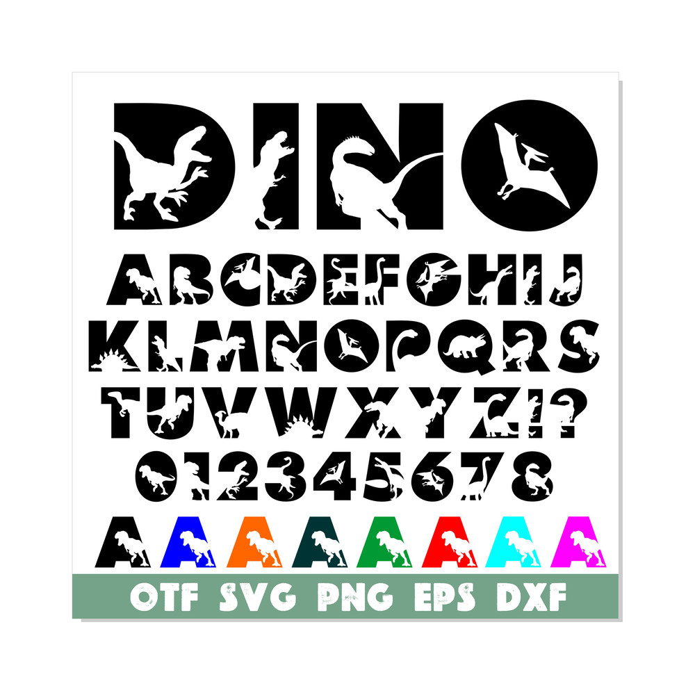 Dinosaur font ttf otf svg png 1.jpg