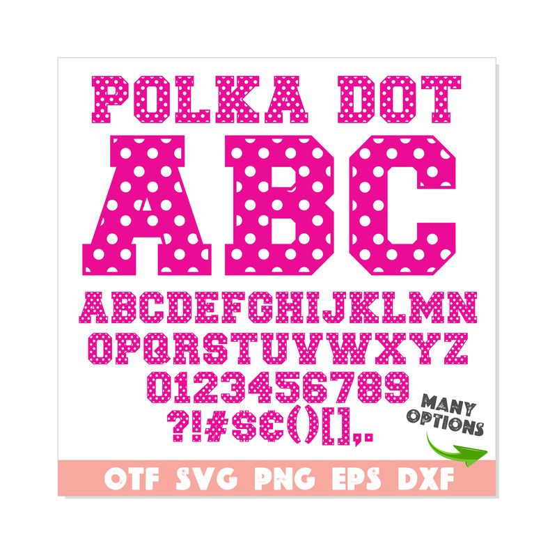 Polka dot font svg ttf png 1.jpg