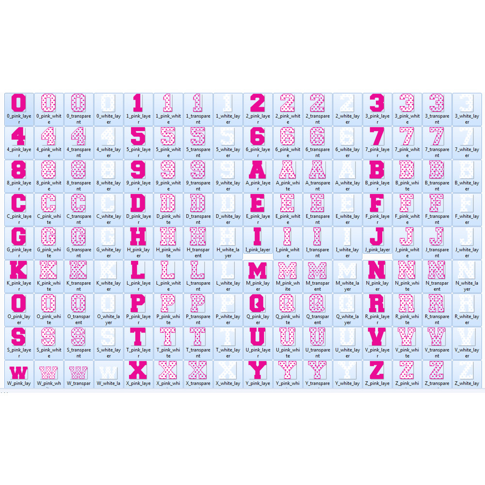 Polka dot font svg ttf png 99.png