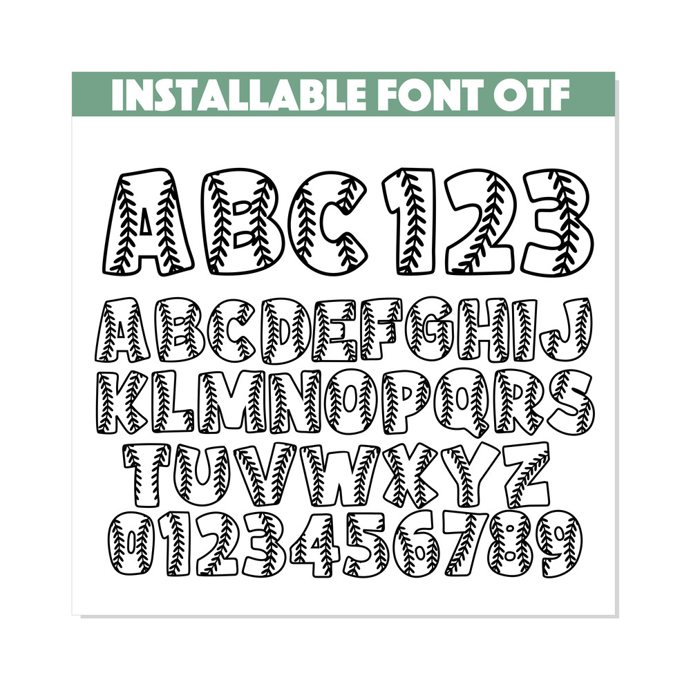 Baseball font svg ttf png 3.png