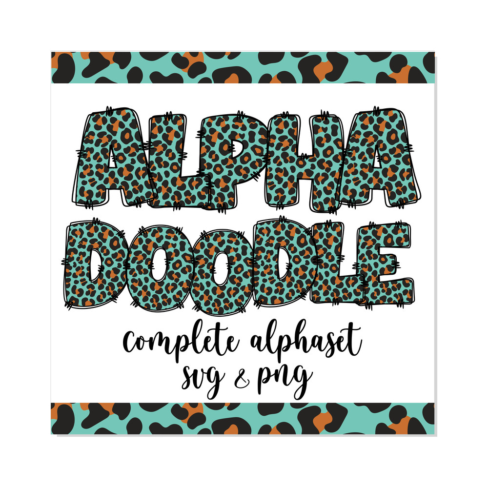 Doodle Leopard Font SVG PNG 1.png