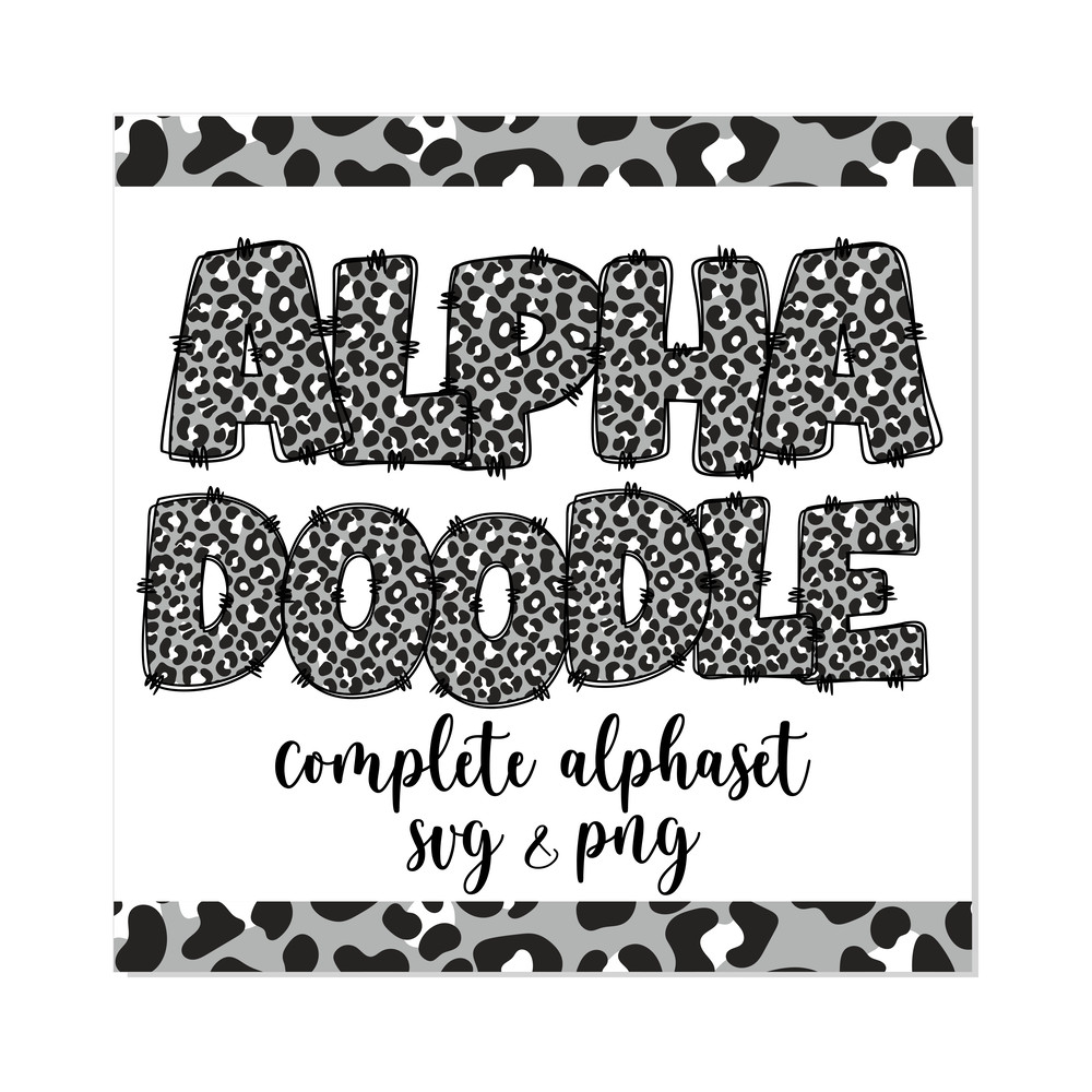 Doodle Leopard Font SVG PNG 1.png
