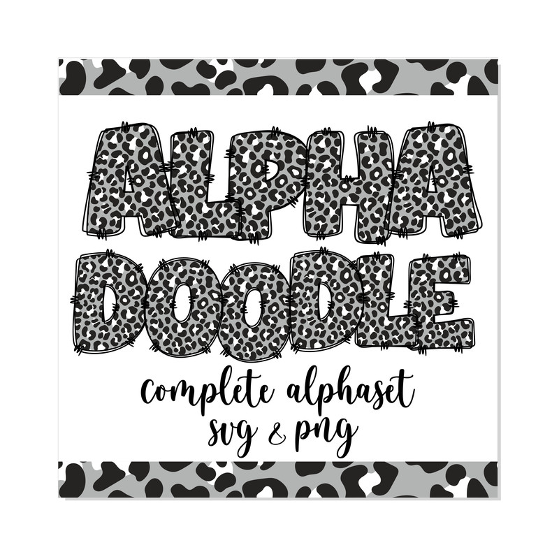 Doodle Leopard Font SVG PNG 1.png