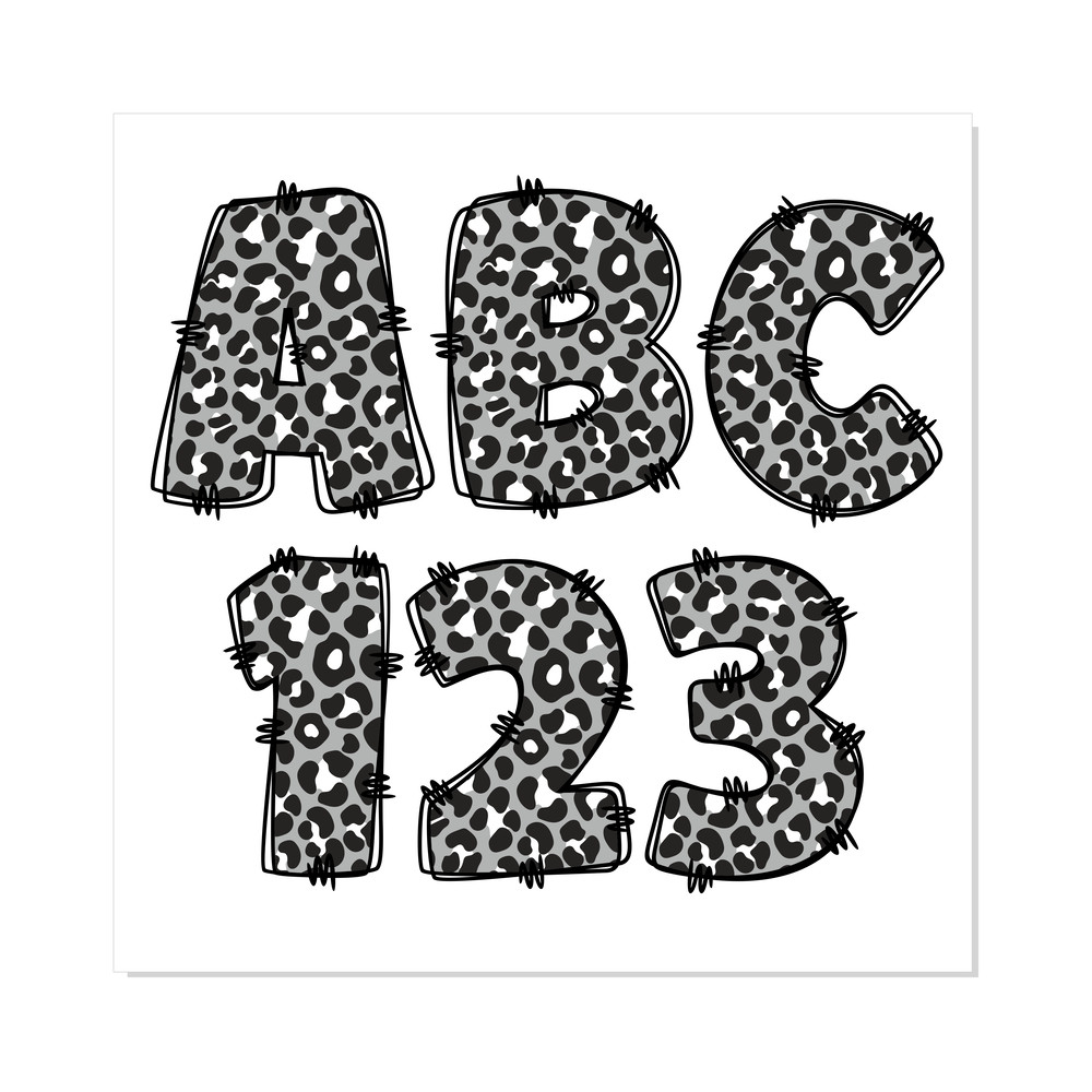 Doodle Leopard Font SVG PNG 3.png