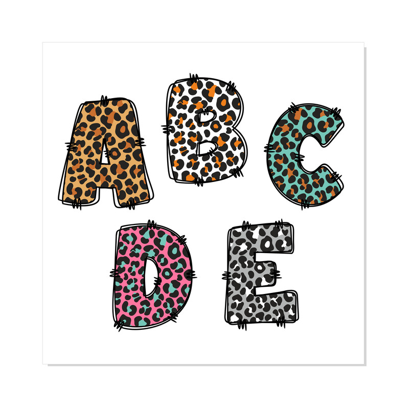 Doodle Leopard Font Bundle SVG PNG 2.png
