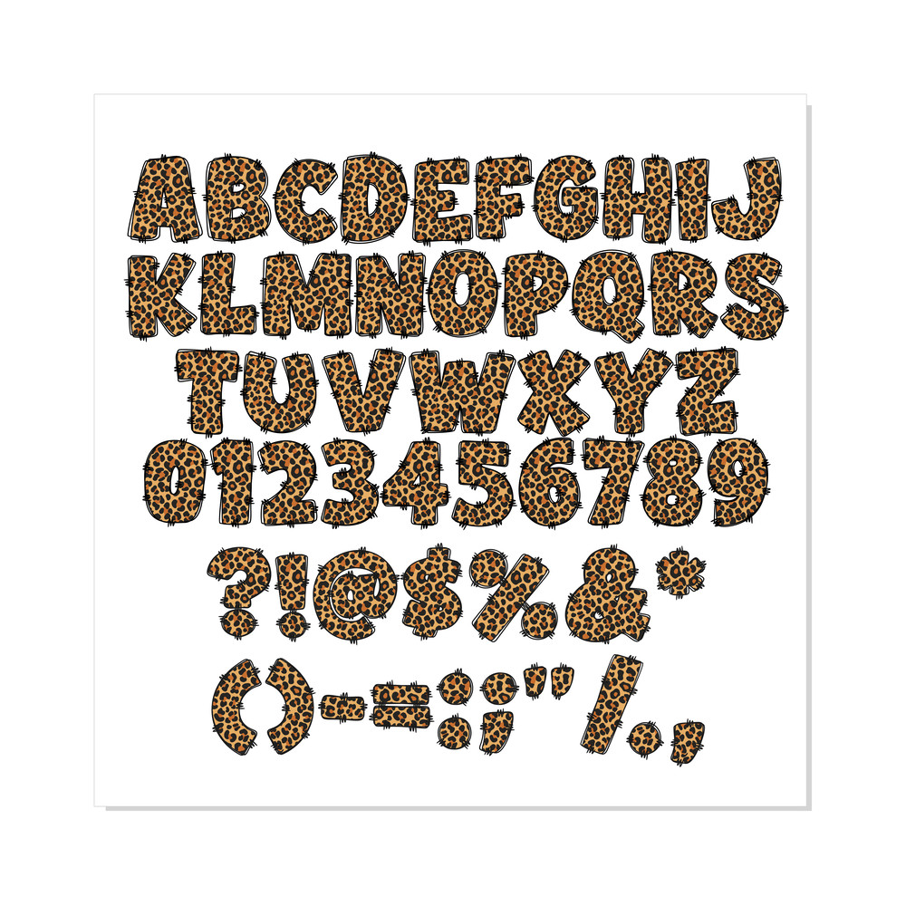 Doodle Leopard Font Bundle SVG PNG 4.png