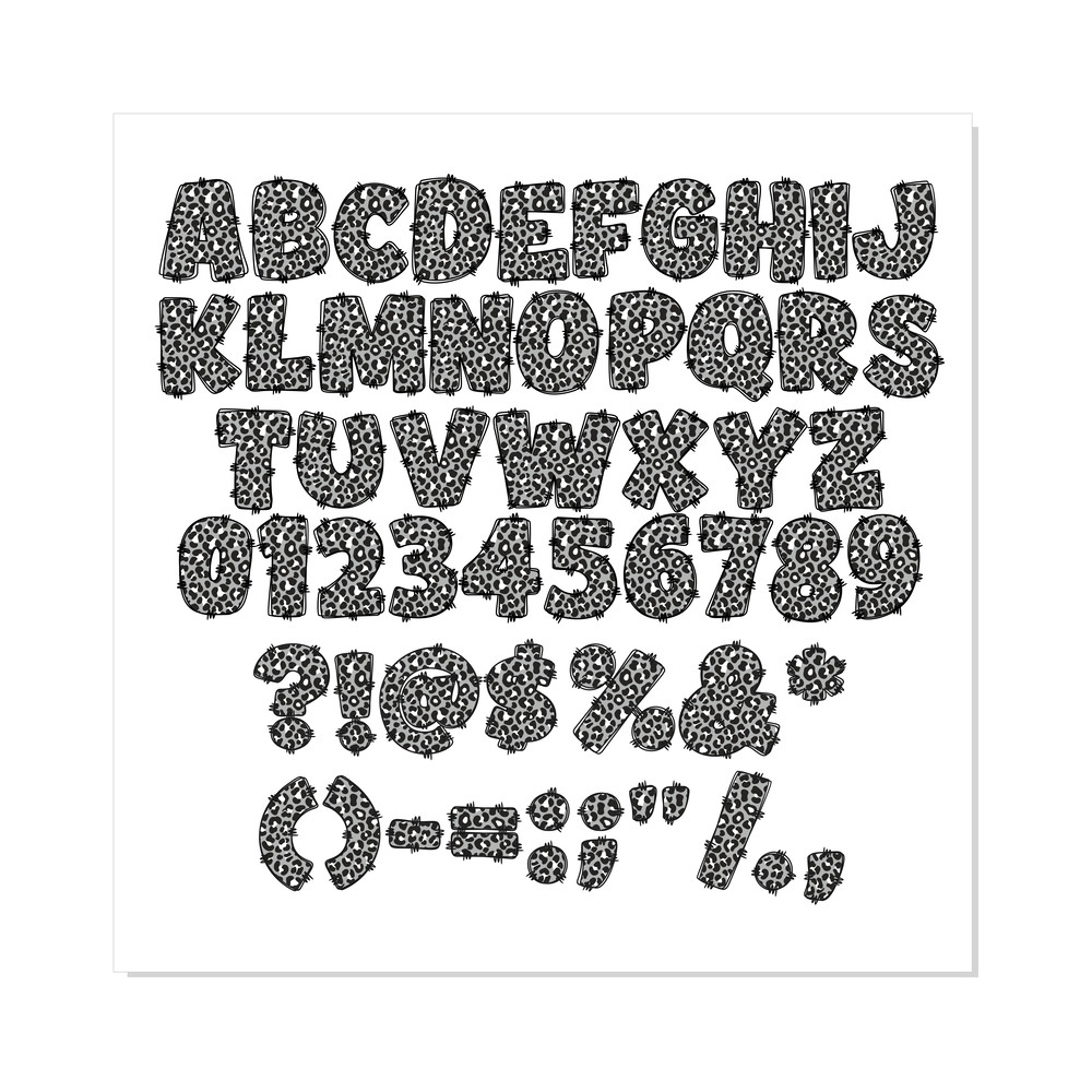 Doodle Leopard Font Bundle SVG PNG 8.png