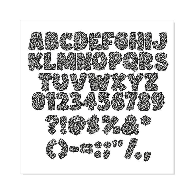 Doodle Leopard Font Bundle SVG PNG 8.png