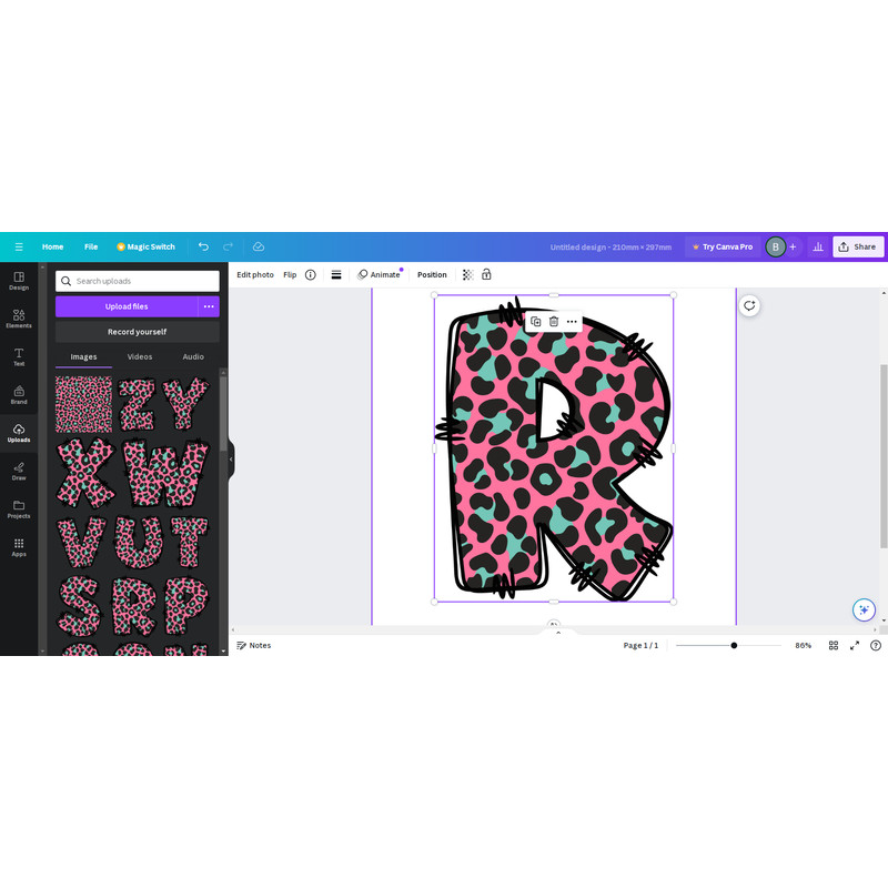 Doodle Leopard Font Bundle SVG PNG 9.png