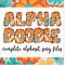 Doodle Hippie Groovy Flowers Font PNG 1.png