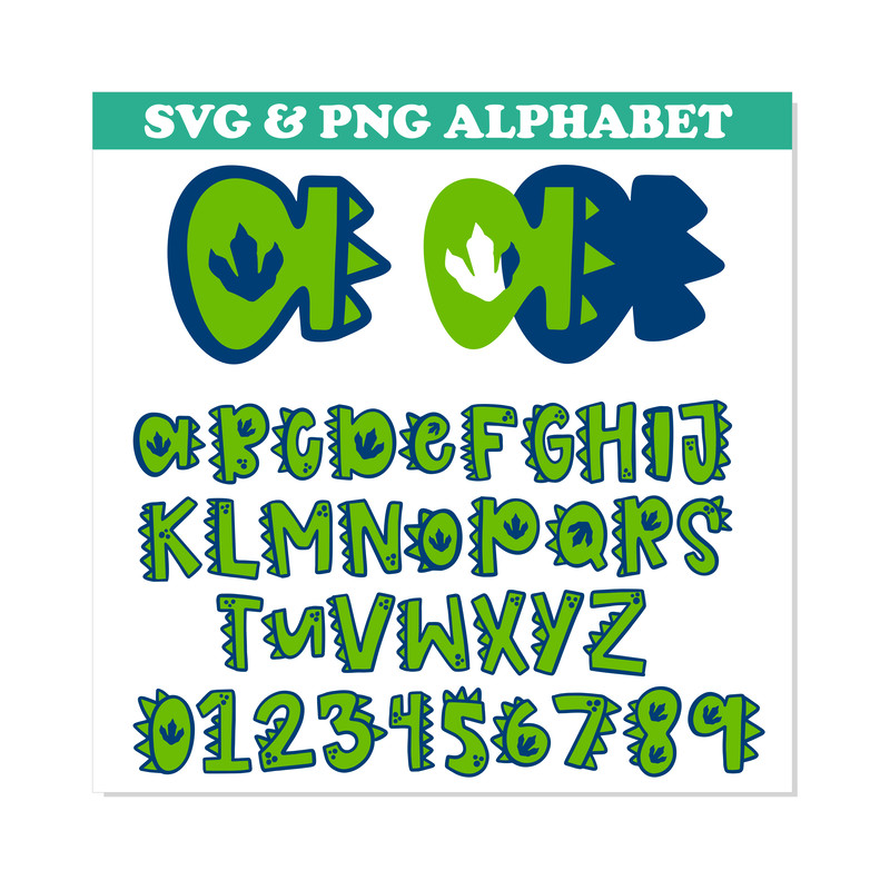 Dinosaur font svg png ttf 3.png